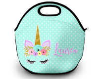 Personalized Unicorn Design Lunch Tote Personalized Unicorn Design Lunch Tote