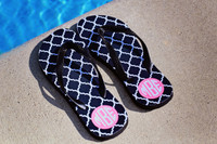 Monogram Flip Flops Monogram Flip Flops