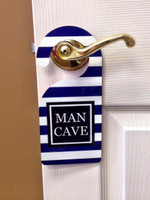 Man Cave Custom Design Door Hanger