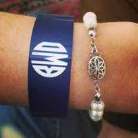 Skinny Cuff Monogram Bracelet Skinny Cuff Monogram Bracelet