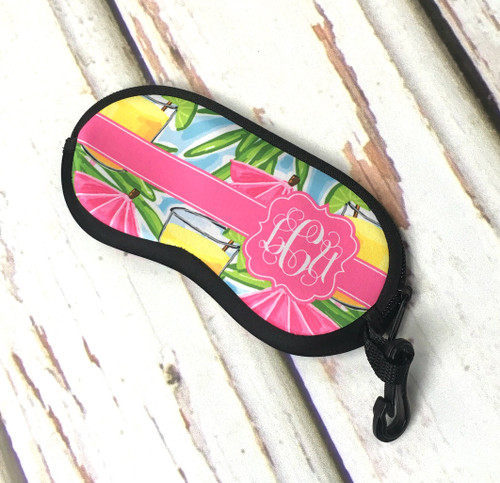 Preppy Collection Monogram Sunglasses Case