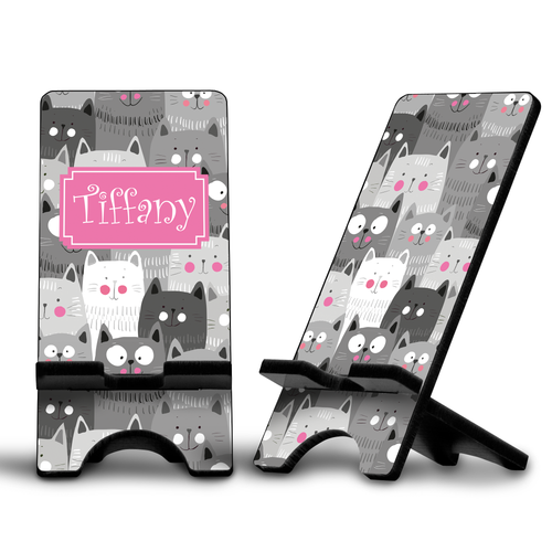 Cute Cat Collage Phone Stand
