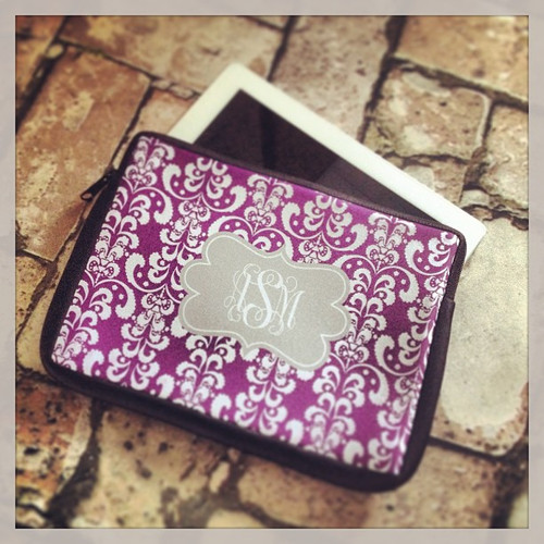 Monogram Custom Design Laptop Sleeve