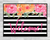 Stripes & Flowers Door Mat