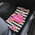 Pink & Orange Anemone Flowers Design Car Mats (Set of 2)