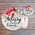 His Mercy Endures Forever Floral Round Mousepad & Coaster Gift Desk Set