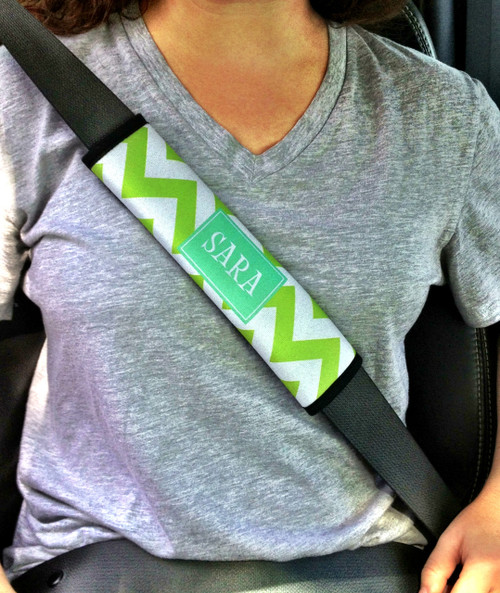 Monogram Seat Belt Strap Cover