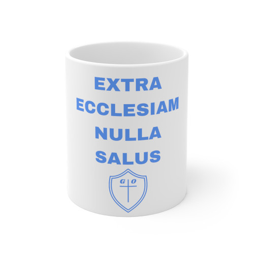 Extra Ecclesiam Nulla Salus Mug - 11 oz Mug for Traditional Catholics