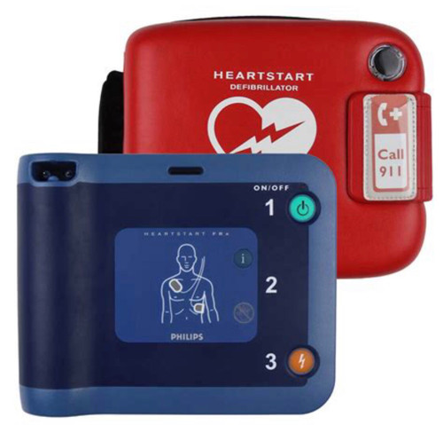 Philips HeartStart FRx AED with case