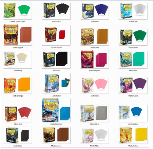 DS Sleeves Standard Size (100) Matte- Random Color