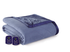 Divine Reversible Velvet Electric Heated Blanket Dual Controls- King - Five Colors to Choose From