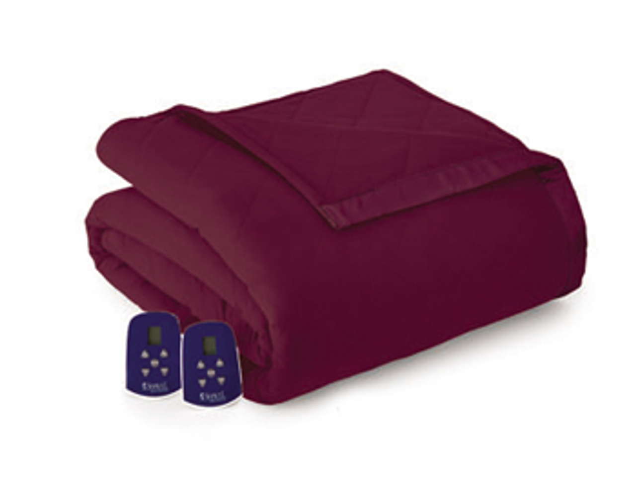 Microflannel Electric Blankets - Wine