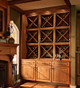 KraftMaid Kitchen Wine Rack Storage Cabinet