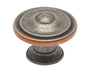 KraftMaid Decorative Hardware Stockton Collection - Pewter and Copper Knob