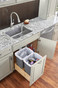 Sink Base WasteBasket – Push To Open Cabinet
