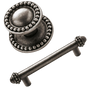 Aged Pewter Beaded Pull-DEV