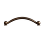 Brushed Bronze Crescent Pull 6" center pull-DEV