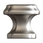 Antique Nickel Empire Square Knob-DEV