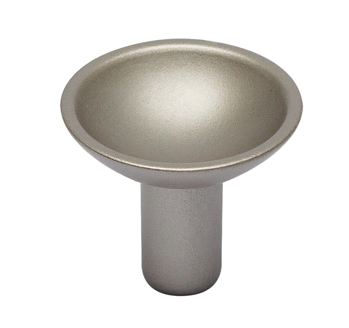 Matte Silver Cabinet Knob - Calvert Collection