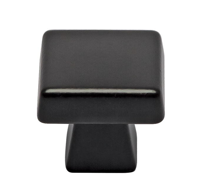 KraftMaid Decorative Hardware Keene Collection - Black Bronze Square Knob
