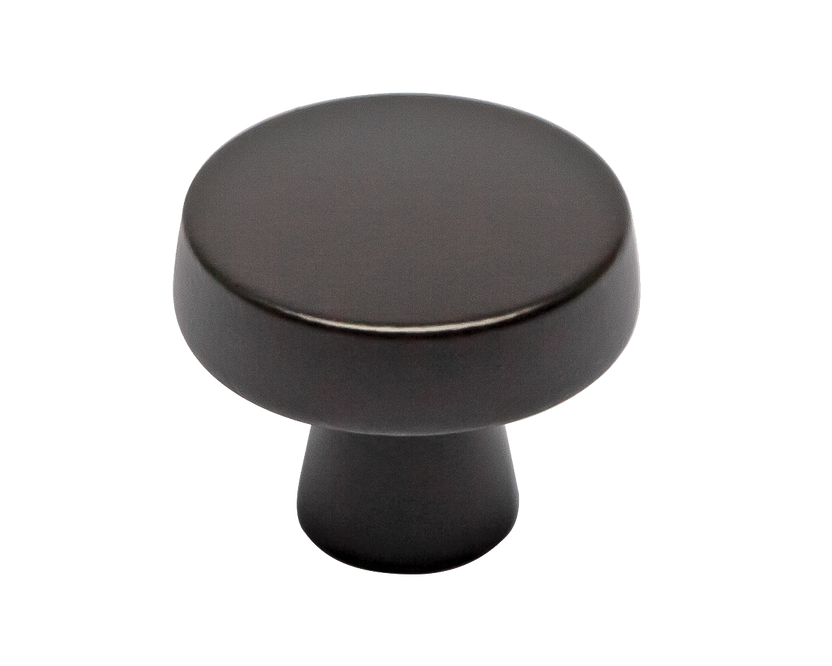 KraftMaid Decorative Hardware Keene Collection - Black Bronze Round Knob