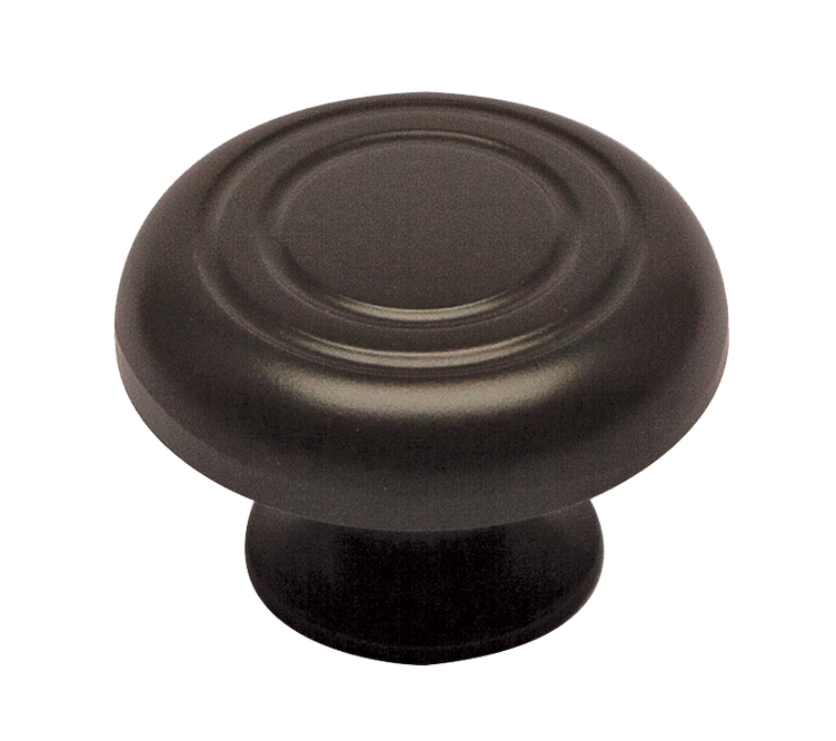 KraftMaid Decorative Hardware Canyon Collection - Dark Oil Rubbed Bronze Knob