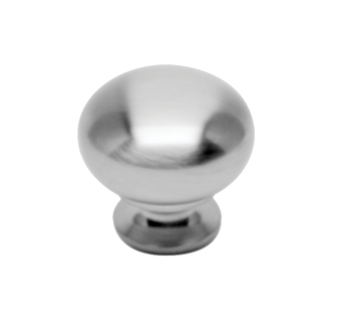 KraftMaid Decorative Hardware Meridian Collection - Matte Chrome Knob