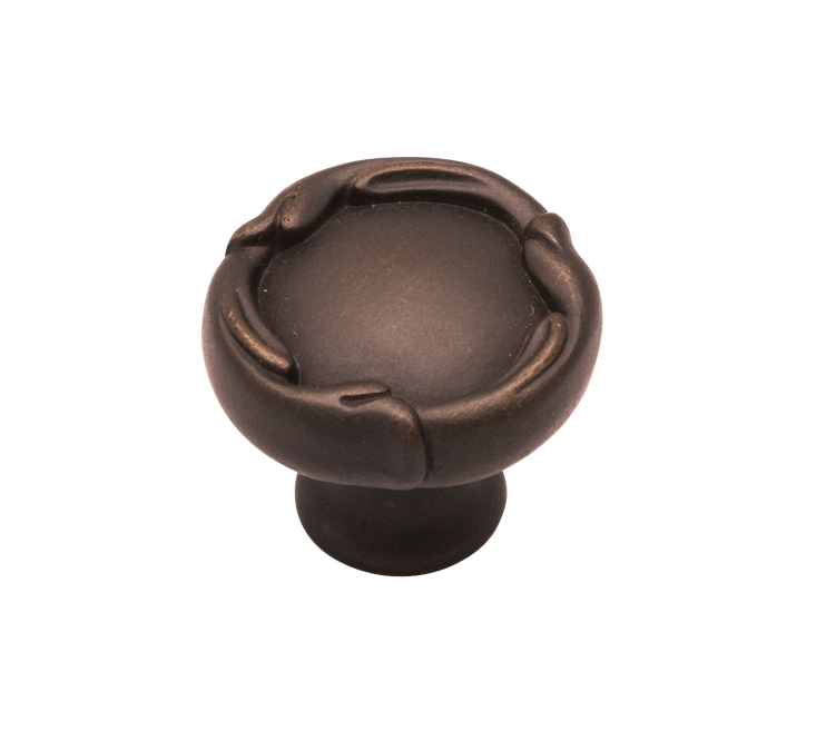 KraftMaid Decorative Hardware Bordeaux Collection - Ancient Bronze Knob