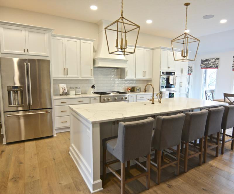 White customer-submitted kitchen called "Carmel kitchen"