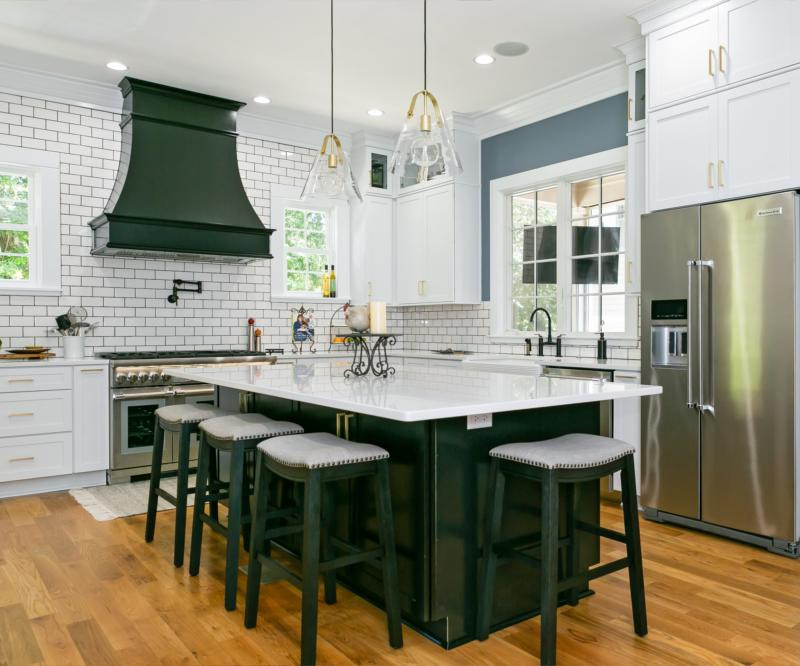 Green customer-submitted  kitchen called "komorek kitchen"