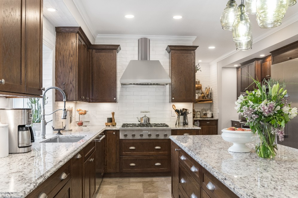 Warm mid-toned customer submitted kitchen called "von der Linde kitchen"