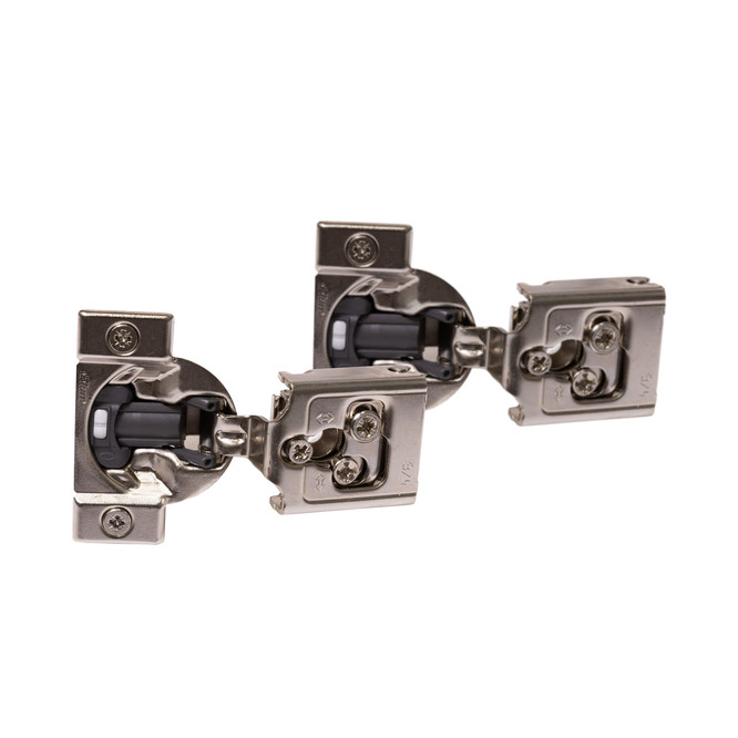 Whisper Touch® Full Overlay Hinge with SureMount™ Installation System for 6” Wide Cabinets