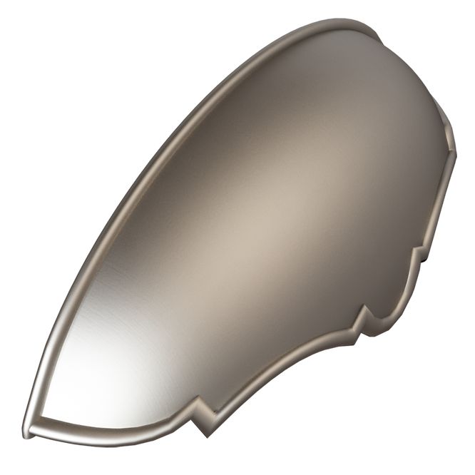 Satin Nickel Century Cup Pull 4" center pull-DEV