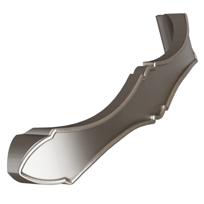 Satin Nickel Century Pull 4" center pull-DEV