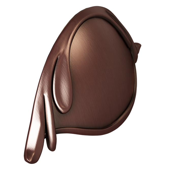 Statuary Bronze French Farm Cup Pull 3" center pull-DEV