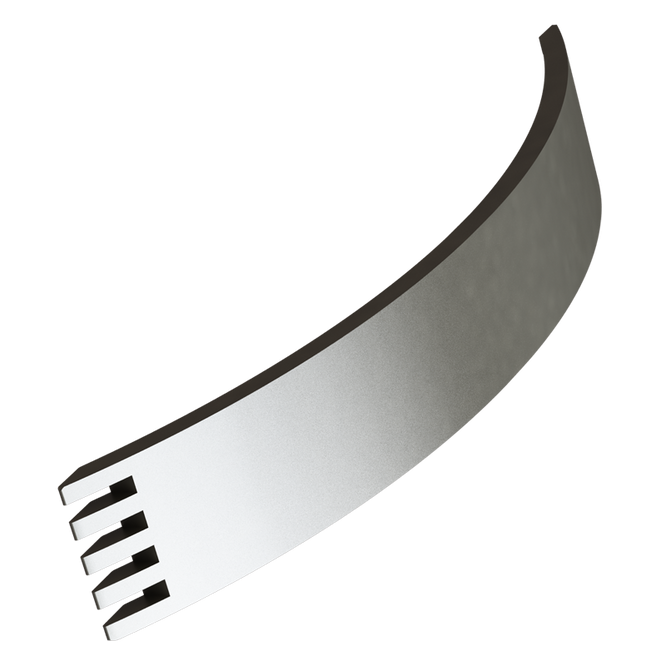 Matte Nickel Serrated Pull-DEV