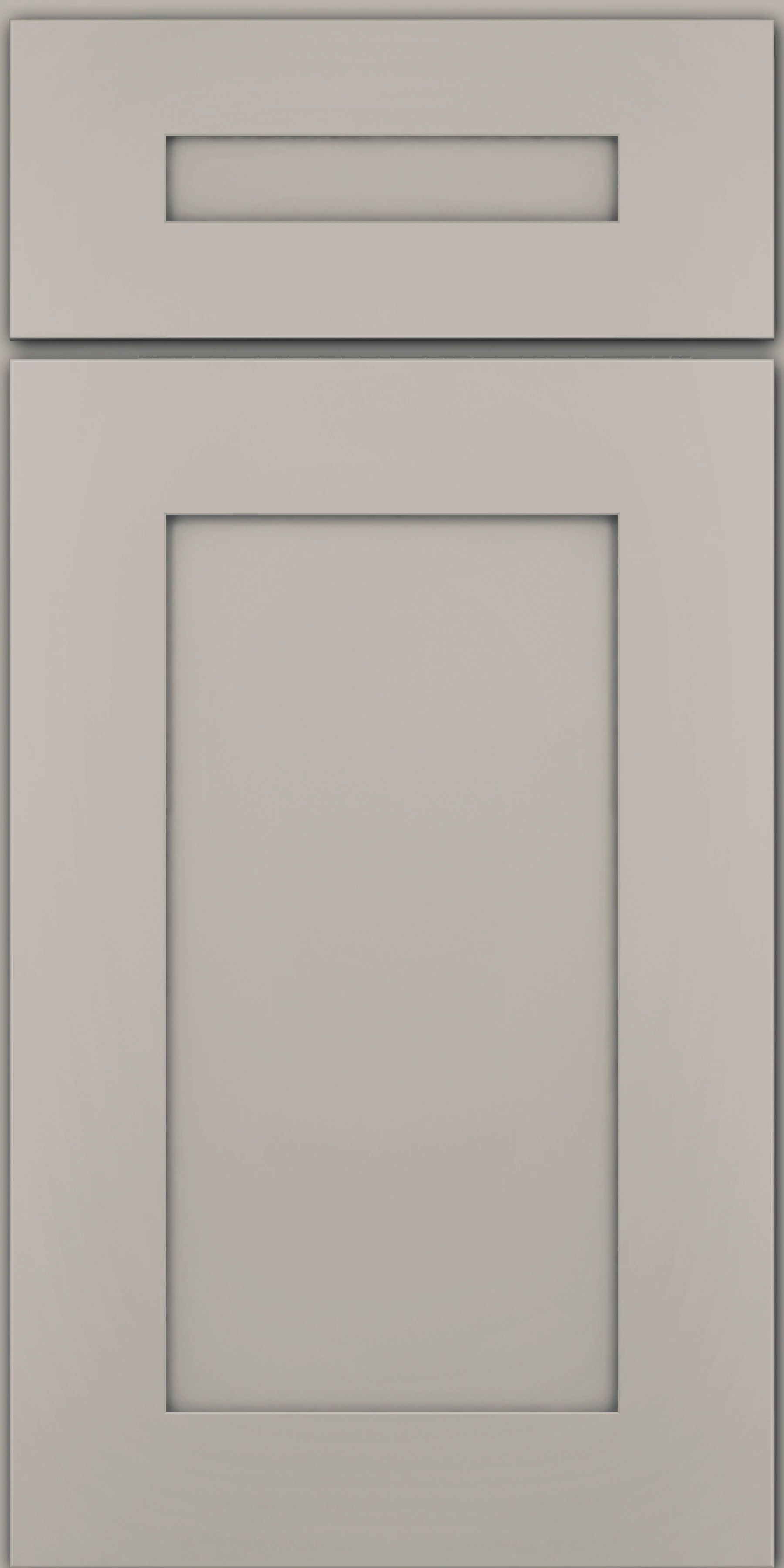 KraftMaid EverCore cabinet door in grey Heron paint