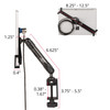 LockDown Universal C-Clamp Mount w/ Key Lock for 7-inch - 10.1-inch Tablets