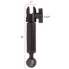 Carbon Fiber Single Arm w/ 26mm Ball Joint and 20mm Ball Joint Support (70mm)