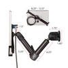 LockDown Universal Wall | Counter Mount w/ Key Lock for 7-inch to 10.1-inch Tablets
