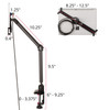 LockDown Universal Clamp Mount w/ Key Lock for 7" - 10.1" Tablets