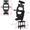 aXtion LockDown Universal Holder with HD Single Arm Forklift | Pole Mount (38mm) for 9.4-inch to 11.3-inch Tablets