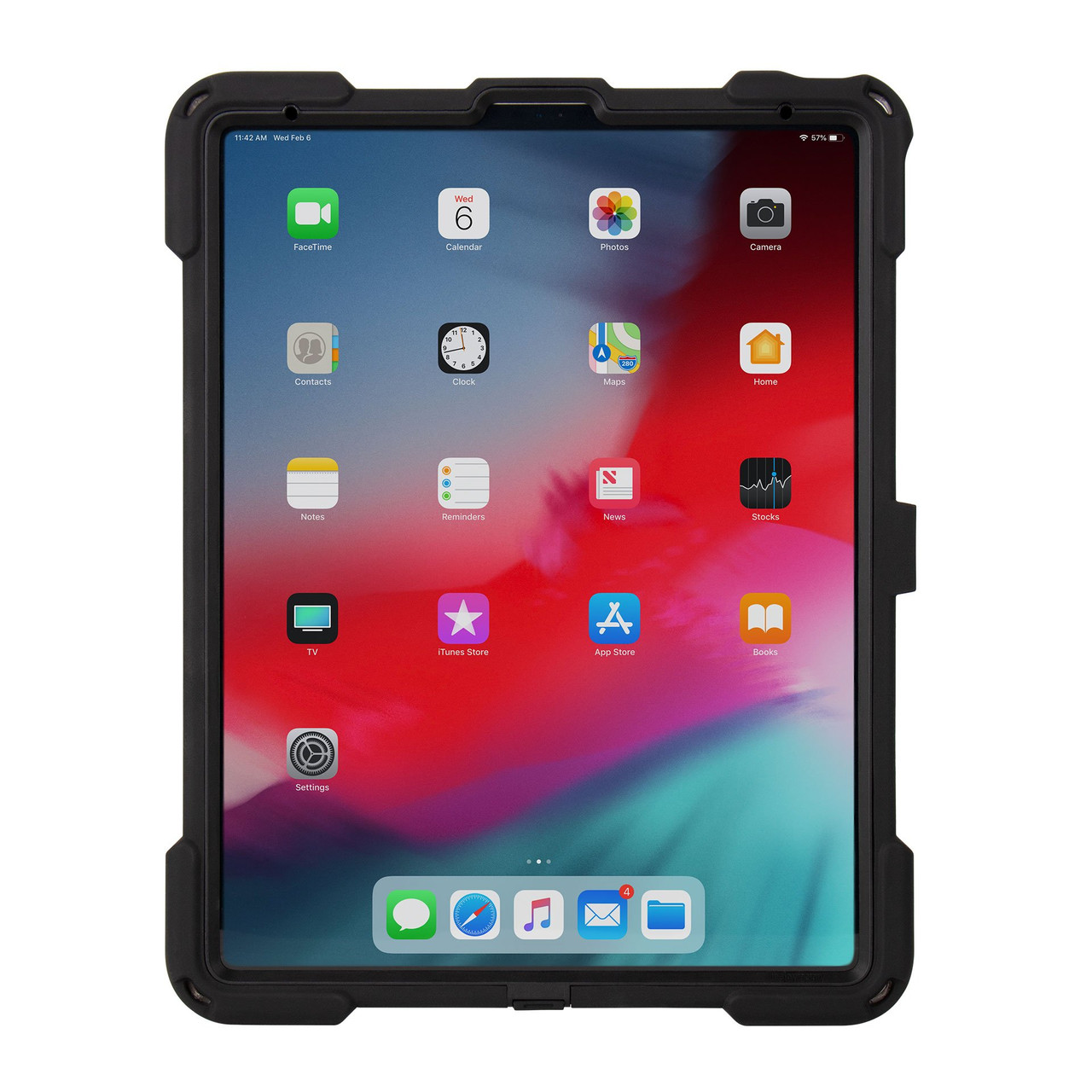 Compulocks iPad Pro 12,9 (3-6th Gen) Space Enclosure Portable Floor Stand  stand - for tablet - black - 147B299PSENB - Tablet Cases - CDW.ca