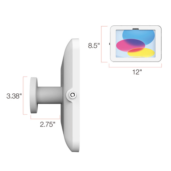 Elevate II On-Wall Mount Kiosk for iPad 11-inch (A16) | iPad 10.9-inch 10th Gen (White) Elevate II On-Wall Mount Kiosk for iPad 11-inch (A16) | iPad 10.9-inch 10th Gen (White)