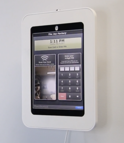 How to setup an iPad tablet time clock with the Elevate II Wall Mount Kiosk