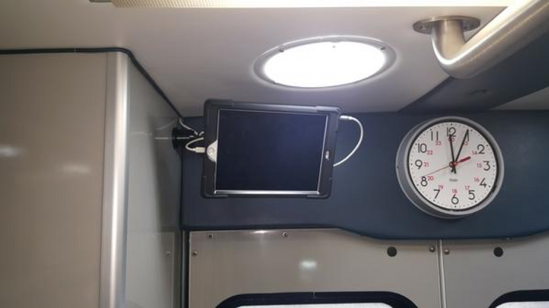 Sanford Health uses MagConnect Bold MP Wall Mounts to connect with EMT team members while transporting emergency patients Sanford Health uses MagConnect Bold MP Wall Mounts to connect with EMT team members while transporting emergency patients