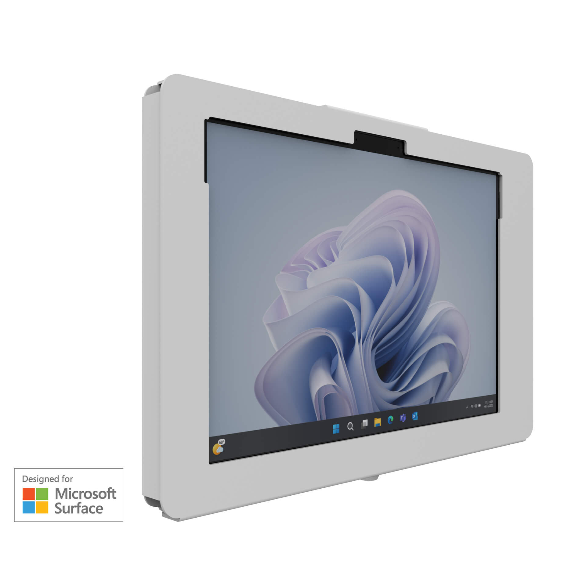 Elevate II On-Wall Mount Kiosk for Surface Pro 8 (White)