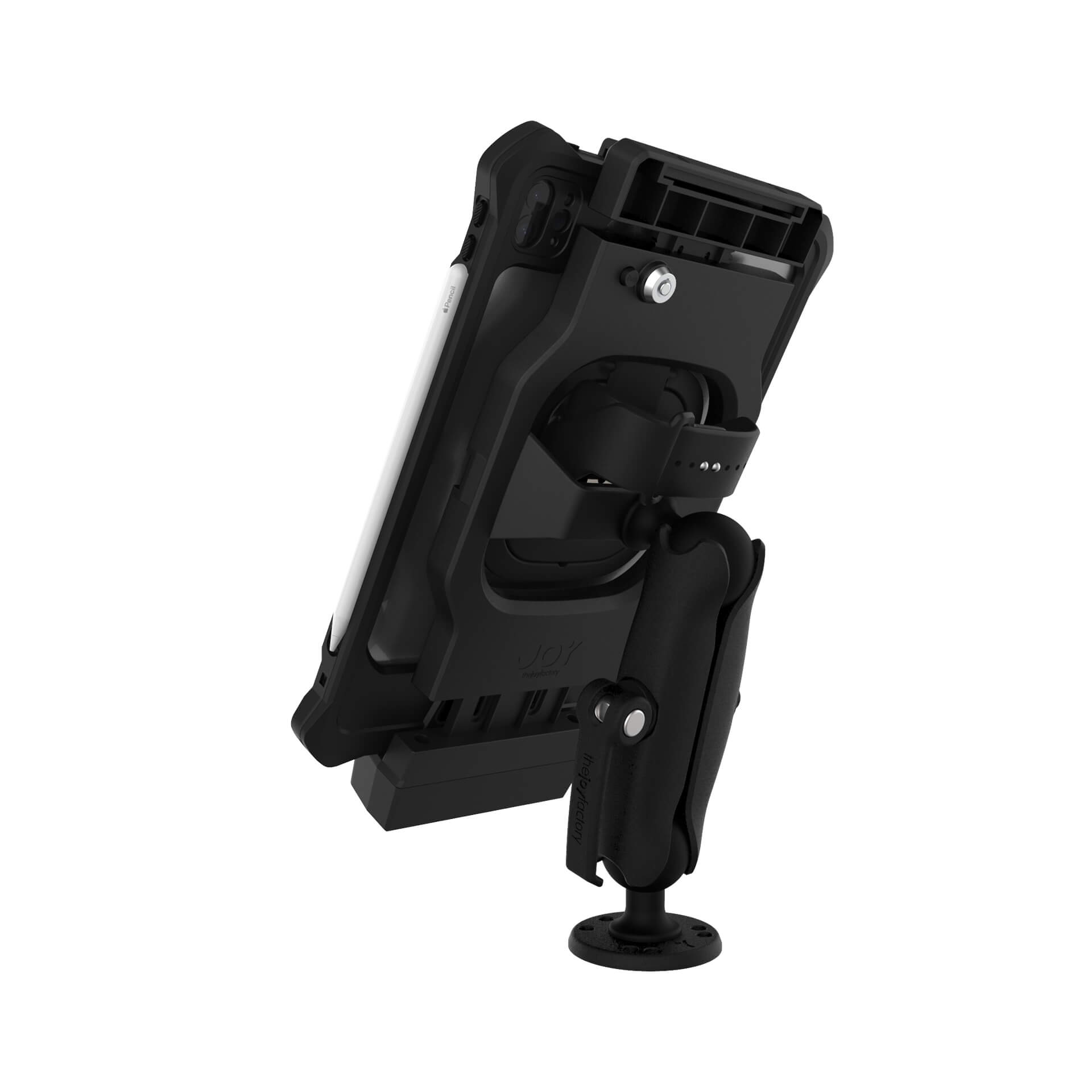 aXtion Volt Cradle with HD AMPs Drill Down Mount (38mm) and Case for iPad  Air 5th