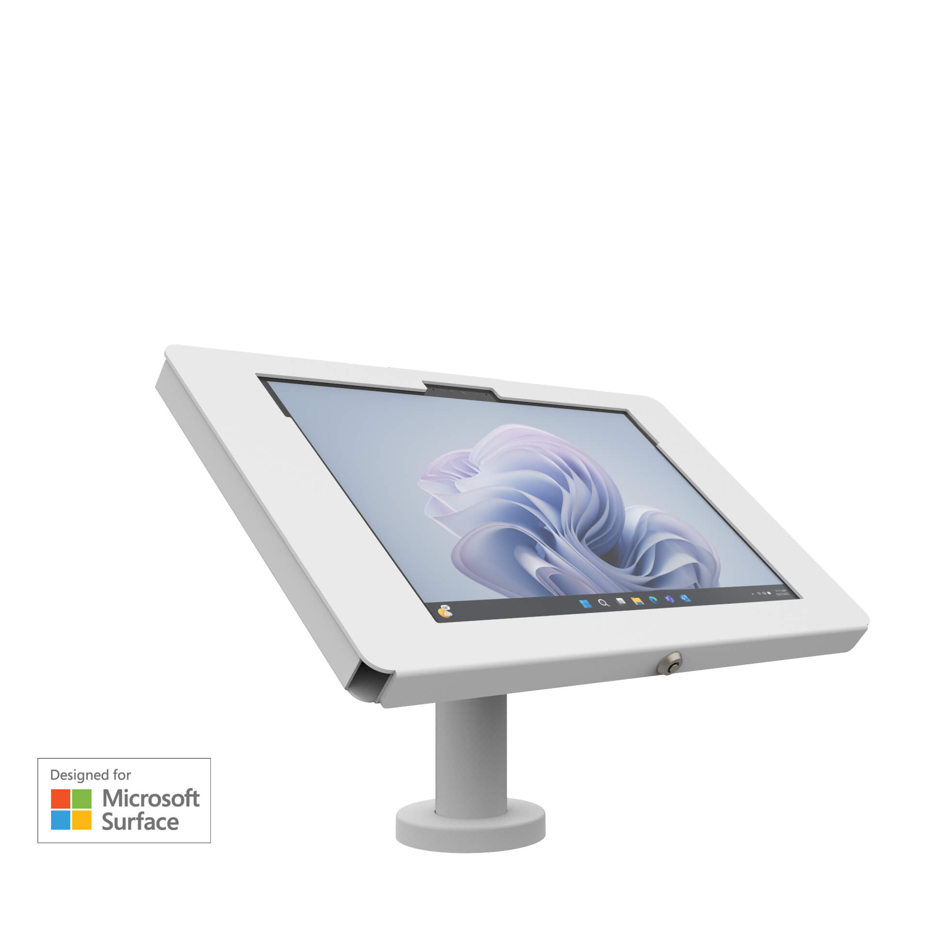 Elevate II Wall | Countertop Mount Kiosk for Surface Pro 10 | Pro 9 | Pro 8 (White)