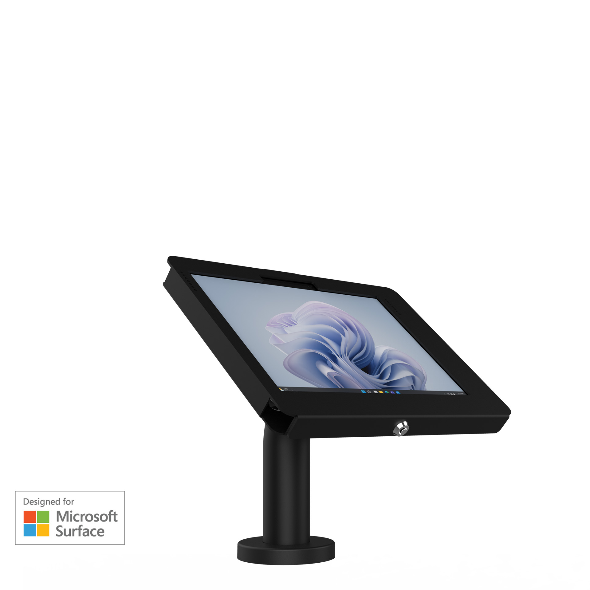 Elevate II Wall | Countertop Mount Kiosk for Surface Go 4 | Go 3 | Go 2 | Go (Black)